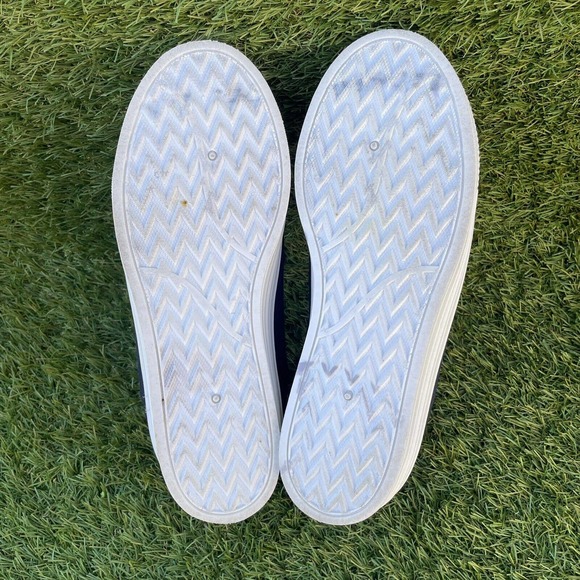 Rock And Candy “Shout” Platform Canvas Sneakers Blue/White Women’s Size 7 - Picture 9 of 12